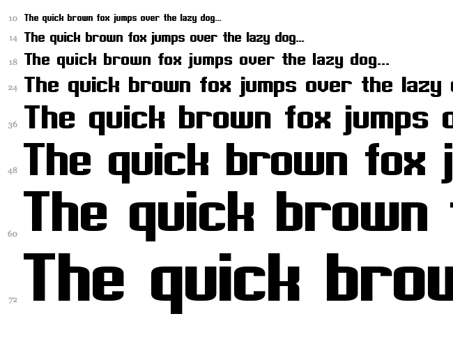 Empanada font waterfall
